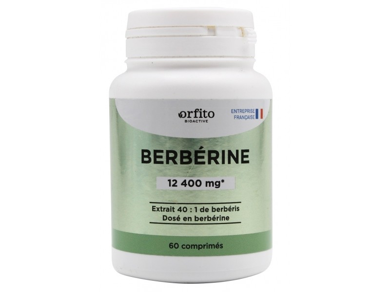 Berbérine 60 unités - régulation du cholestérol et glycémie - Orfito